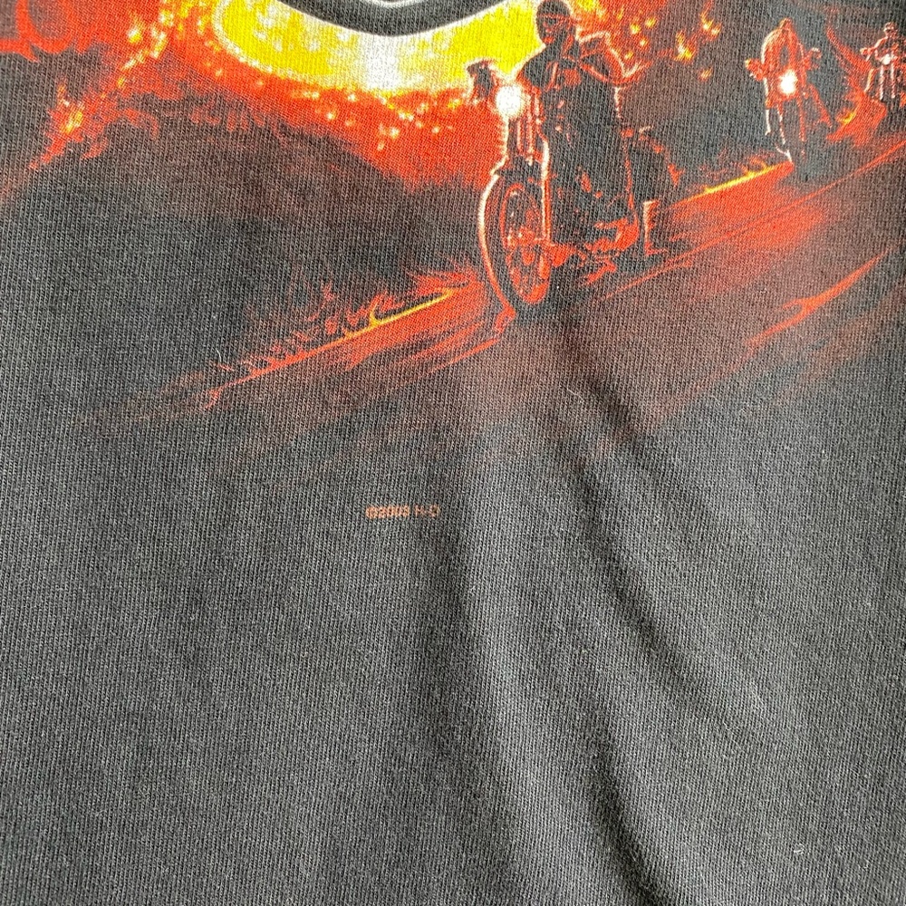 Harley Davidson Vintage Oversized Black T-Shirt XL - Picture 5 of 13